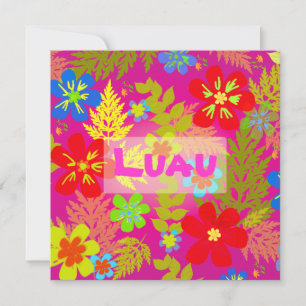 Invitation Pix-Dezines couleur arrière - plan de la jungle ha