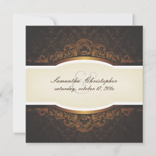 Invitation Pix-Dezines Cubana Damask