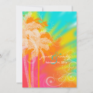 Invitation Pix-Dezines hula+tourbillons tropicaux