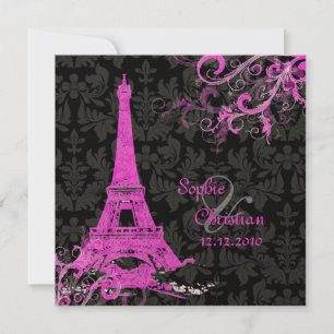 Invitation Pix Dezines la tour eiffel/paris