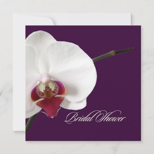 Invitation Pix-Dezines orchidées/phalaenopsis (Devant)