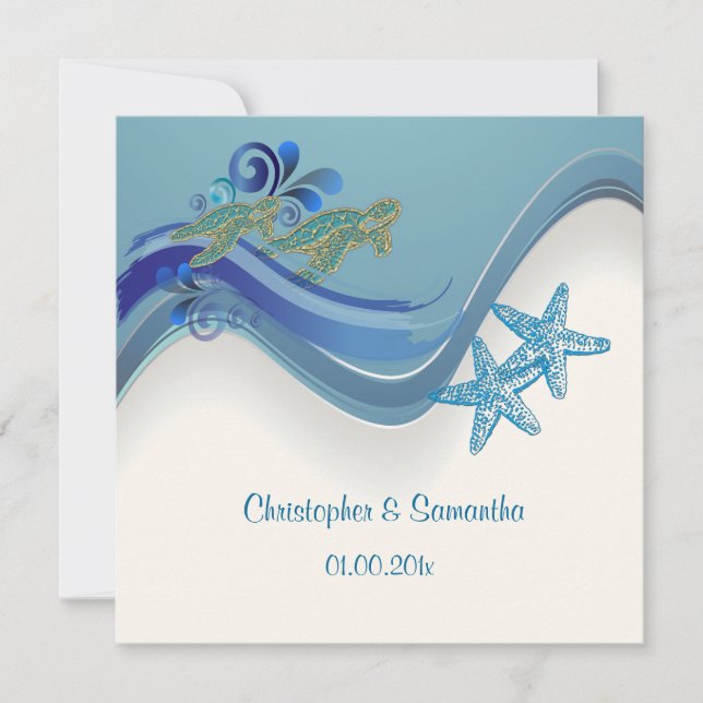 Invitation Pix-Dezines tortues/honu+vagues/do-it-yourself arr (Devant)