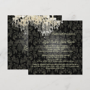 Invitation PixDezine CRYSTAL LUSTRE+BAROQUE DAMAS