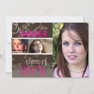 Invitation PixDezines 2011 Diplôme/Photo/Casquette+Gown