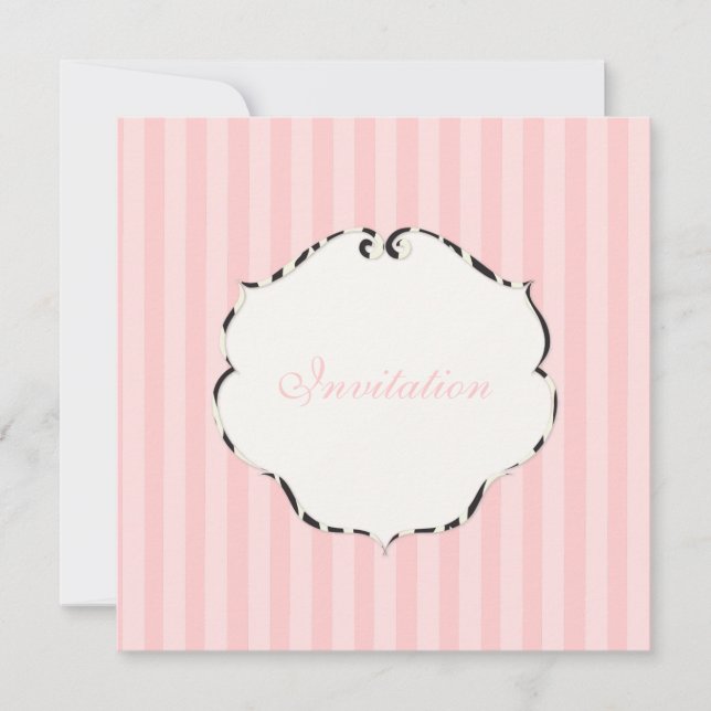 Invitation PixDezines Bandes plaines/DO-IT-YOURSELF couleur/r (Devant)