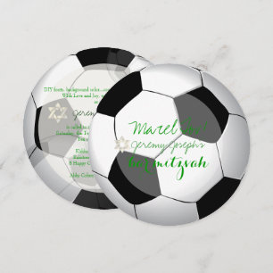 Invitation PixDezines bar de football mitzvah/DO-IT-YOURSELF 