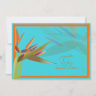 Invitation PixDezines Bird of Paradise/DO-IT-YOURSELF couleur