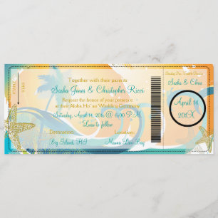 Invitation PixDezines Boarding Pass+Waves