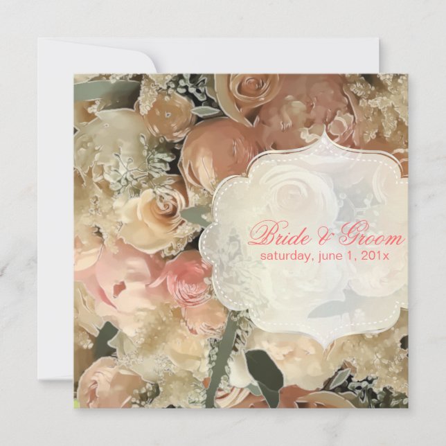 Invitation PixDezines Bridal Bouquet/do-it-yourself (Devant)