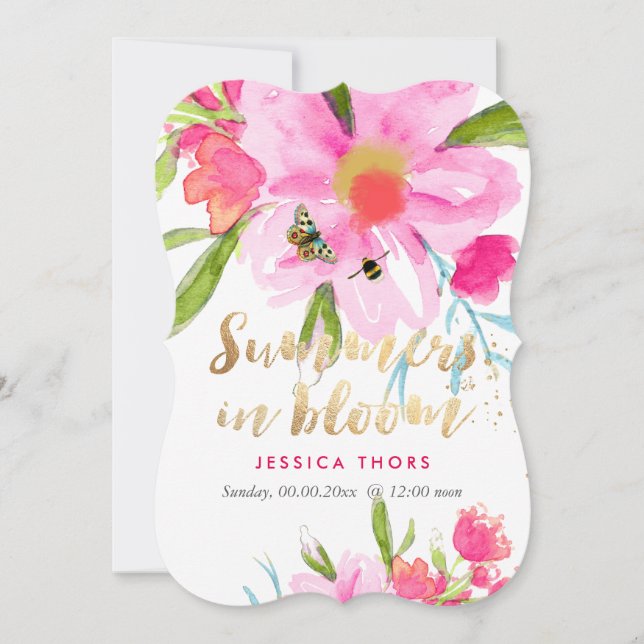 Invitation PixDezines Bridal Brunch/May Flower/do-it-yourself (Devant)