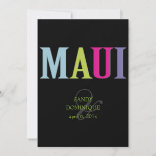 Invitation PixDezines couleurs maui/DO-IT-YOURSELF