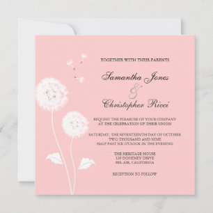 Invitation PixDezines Dandelions, do-it-yourself couleurs arr