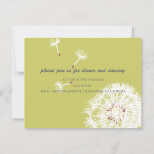 Invitation PixDezines Dandelions, do-it-yourself couleurs arr