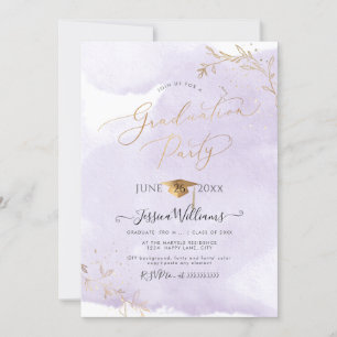 Invitation PixDezines Delicate Gold Foliage