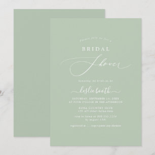 Invitation PixDezines do-it-yourself couleurs Celadon Fête de