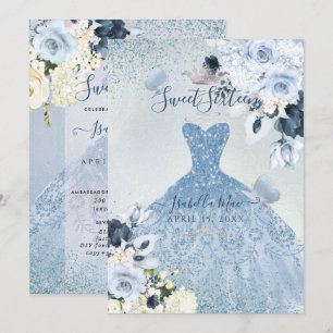 Invitation PixDezines Dusty Rose Sweet sixteen