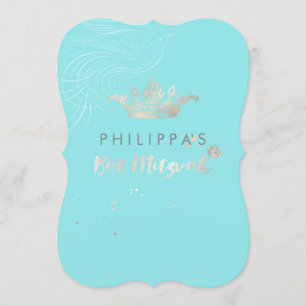 Invitation PixDezines Faux Argent Couronne/Doves/do-it-yourse