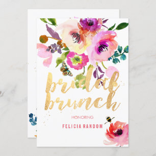 Invitation PixDezines Floral Watercolor Bridal Brunch/DO-IT-Y