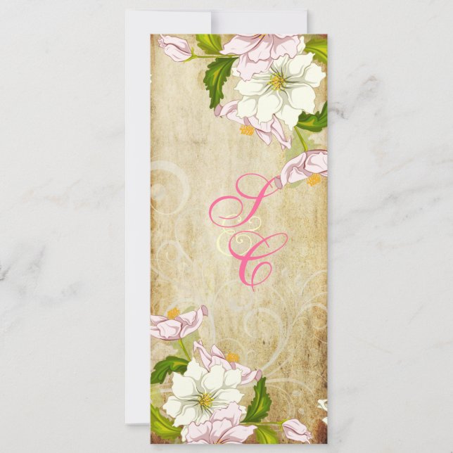 Invitation PixDezines gardenia+tourbillons/do-it-yourself arr (Devant)