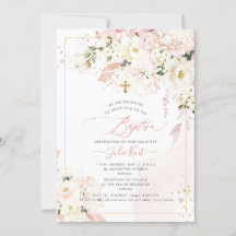 PixDezines H2 Hydrangeas Blush Rose Baptême