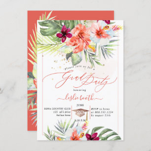 Invitation PixDezines H2 Tropical Paradise Luau Graduation