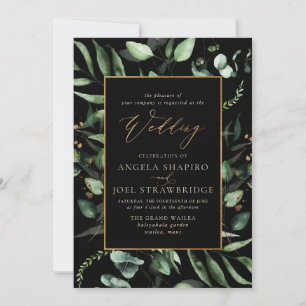 Invitation PixDezines H2 Vert Eucalyptus Rustique