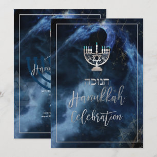 Invitation PixDezines Hanoukka Celebration, Fun Script Fun