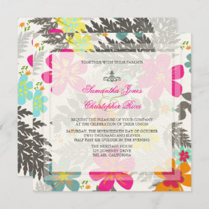 Invitation PixDezines HAWAIIAN JUNGLE/DO-IT-YOURSELF BCKGRND/
