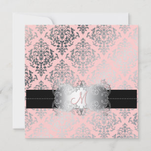 Invitation PixDezines Josephine Damask/DO-IT-YOURSELF couleur