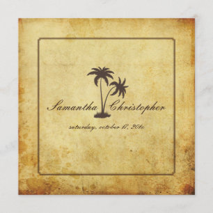Invitation PixDezines Jumeaux Vintages, style Bahama