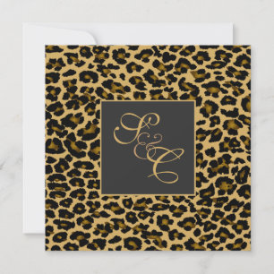 Invitation PixDezines Leopard spots+tourbillons/do-it-yoursel