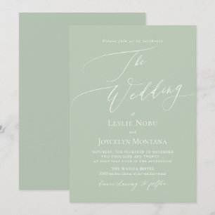 Invitation PixDezines Luxe Calligraphie do-it-yourself Couleu