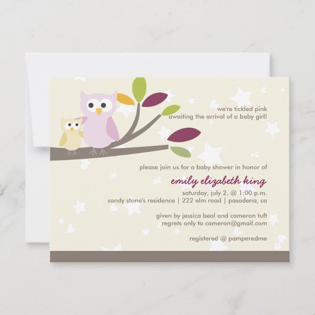 Invitation PixDezines Maman+baby pour un baby shower (Devant)