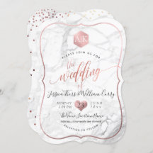 PixDezines Marbre+Monogramme+Faux RoseGold Honeyco