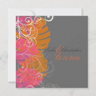 Invitation PixDezines Monstera/tropical+tourbillons/do-it-you