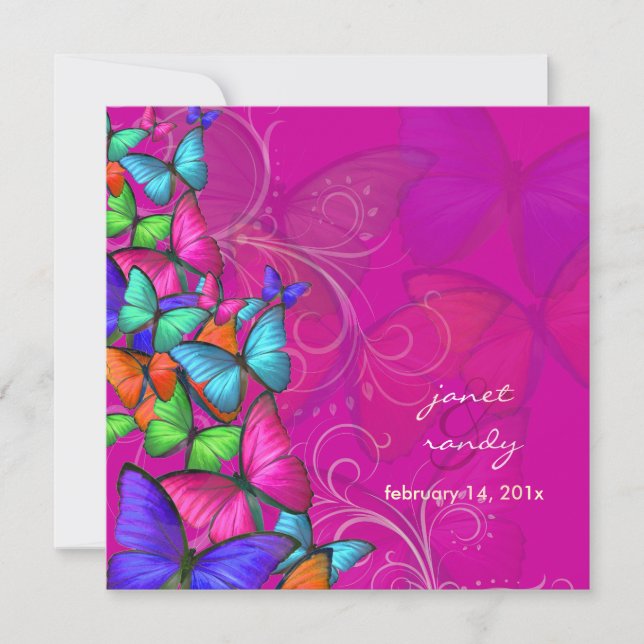 Invitation PixDezines Neon Fluttering By/DO-IT-YOURSELF coule (Devant)
