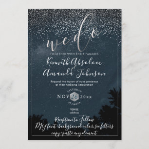 Invitation PixDezines Night Sky Out Door Mariage