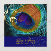 PixDezines, oeil de paon psychédélique/bleu cobalt