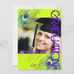 Invitation PixDezines Peacock, 2013 Diplôme/arrière - plan do