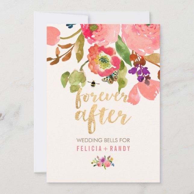 Invitation PixDezines Pink Grapefruit Ranunculus/DO-IT-YOURSE (Devant)