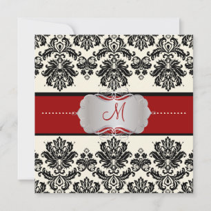 Invitation PixDezines Piqué, Damas/DO-IT-YOURSELF couleur/noi