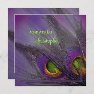 Invitation PixDezines Psychedelic Peacock, Customisez-Le!