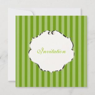 Invitation PixDezines rayures simples / bricolage couleur / v
