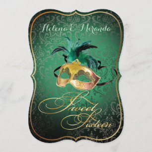 Invitation PixDezines Rossi Sweet 16 Masquerade/DO-IT-YOURSEL