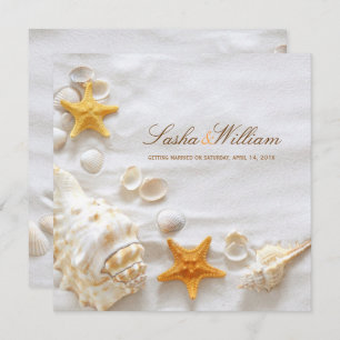 Invitation PixDezines SEASHELL/BEACH INVITATIONS/DO-IT-YOURSE
