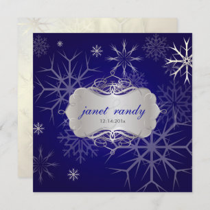 Invitation PixDezines SNOWFLAKES/MARIAGE D'HIVER/DO-IT-YOURSE