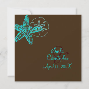 Invitation PixDezines Starfish/Beach Wedding/DO-IT-YOURSELF c