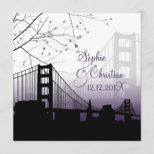 Invitation PixDezines SUNSET AT GOLDEN GATE/DO-IT-YOURSELF Ar