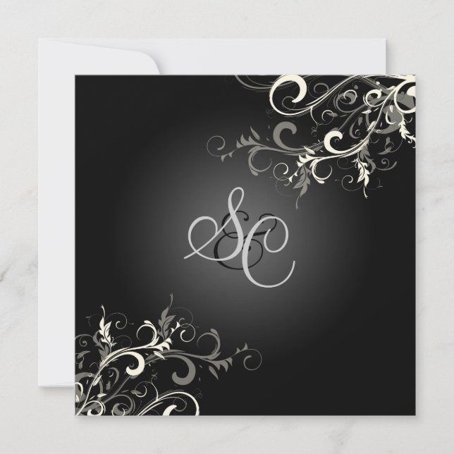 Invitation PixDezines, tourbillons de vanille/do-it-yourself  (Devant)