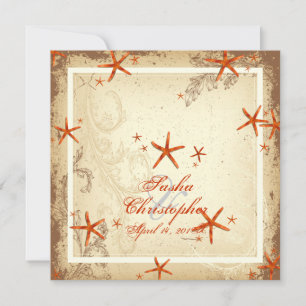 Invitation PixDezines vintage orangé